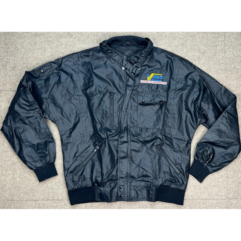 Upstream Racing Division Vtg Visa Capture‎ The Performance Jacket Size Large